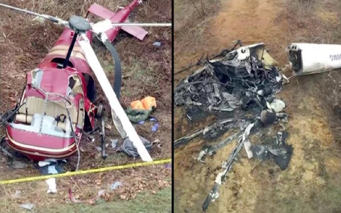 মাঝ আকাশে দুই হেলিকপ্টারের সংঘর্ষে দুজন পাইলট নিহত